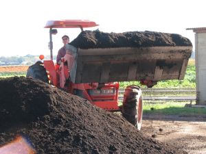 Moving compost